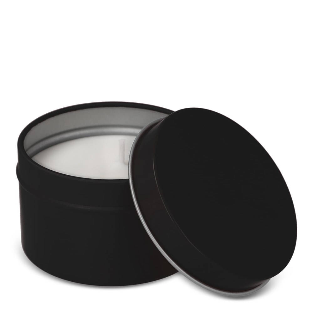 Kirtan plantaardige geurkaars in groot gerecycled blik