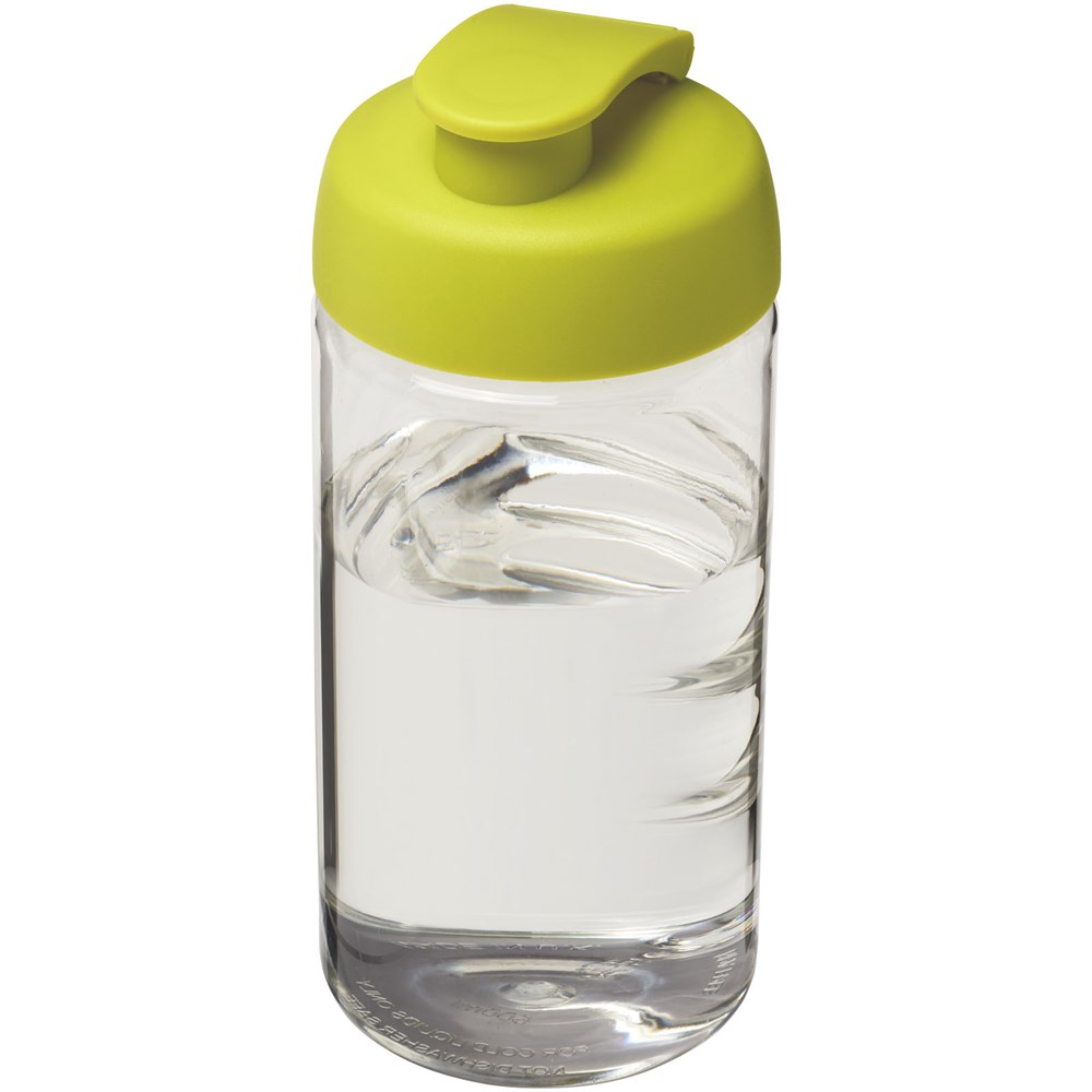 H2O Active® Bop 500 ml sportfles met flipcapdeksel - Transparent, Lime