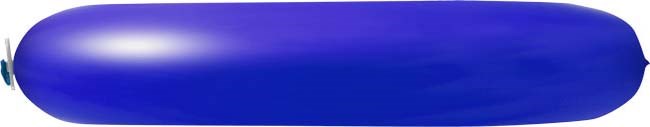 Reuzen zeppelins qualityprint 160 cm Ø 30 cm / 12 inch - Donker blauw (4456) Pastel (± PMS 661)
