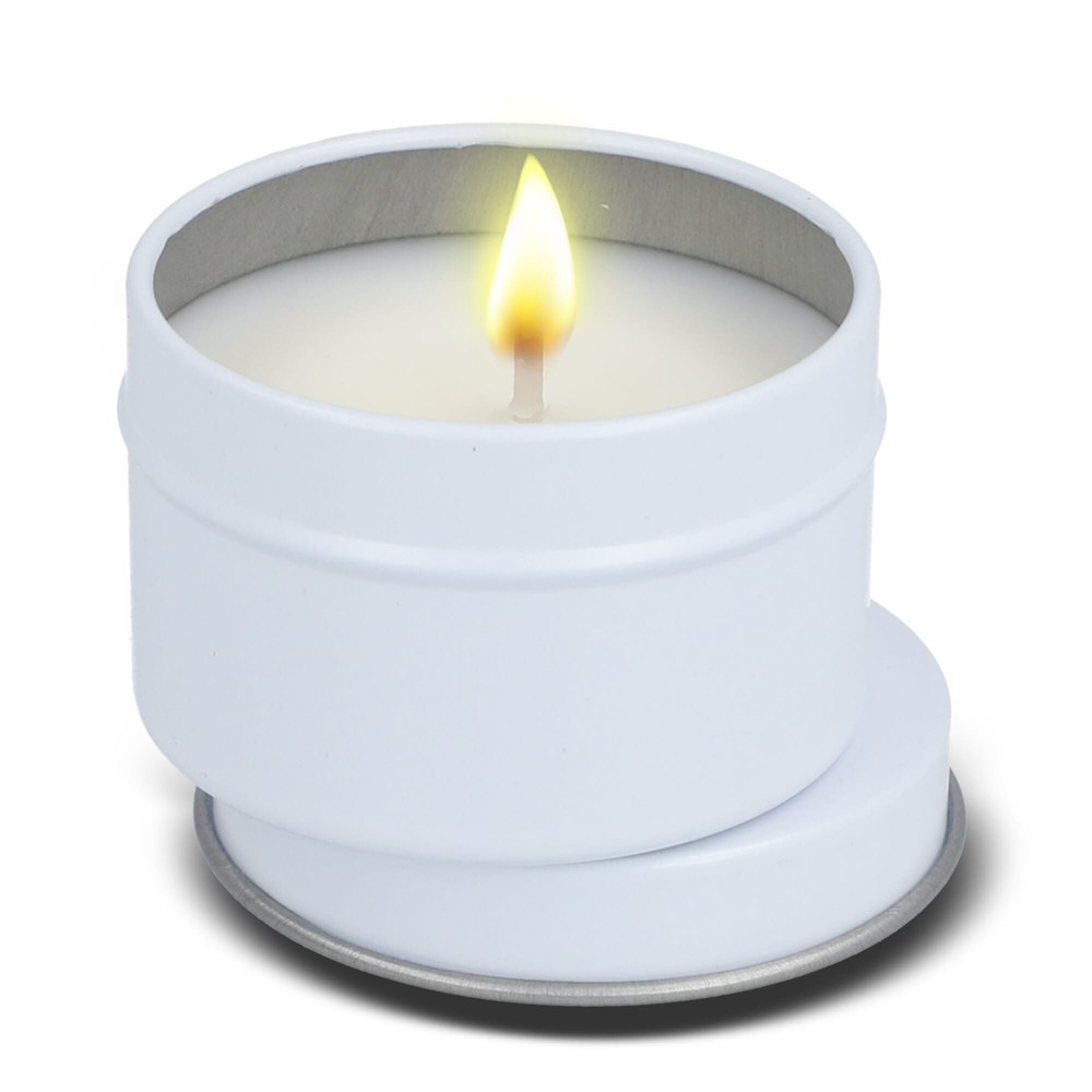 Dhyana plantaardige geurkaars in gerecycled blik