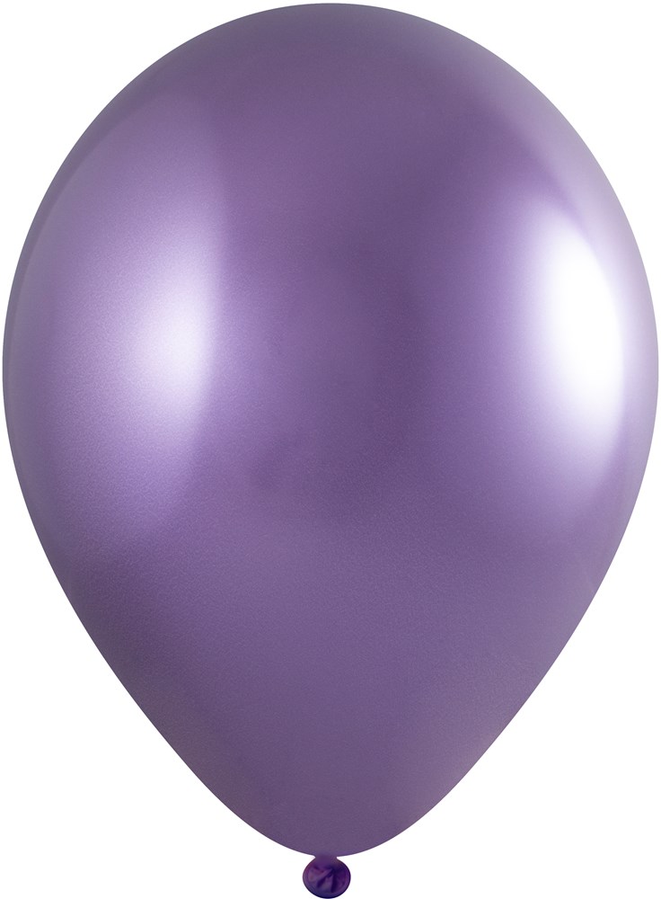 Ballonnen bedrukt 90/100 cm - Ø 35 cm - 12 inch - Paars Chroom (4770) (± PMS 8100)