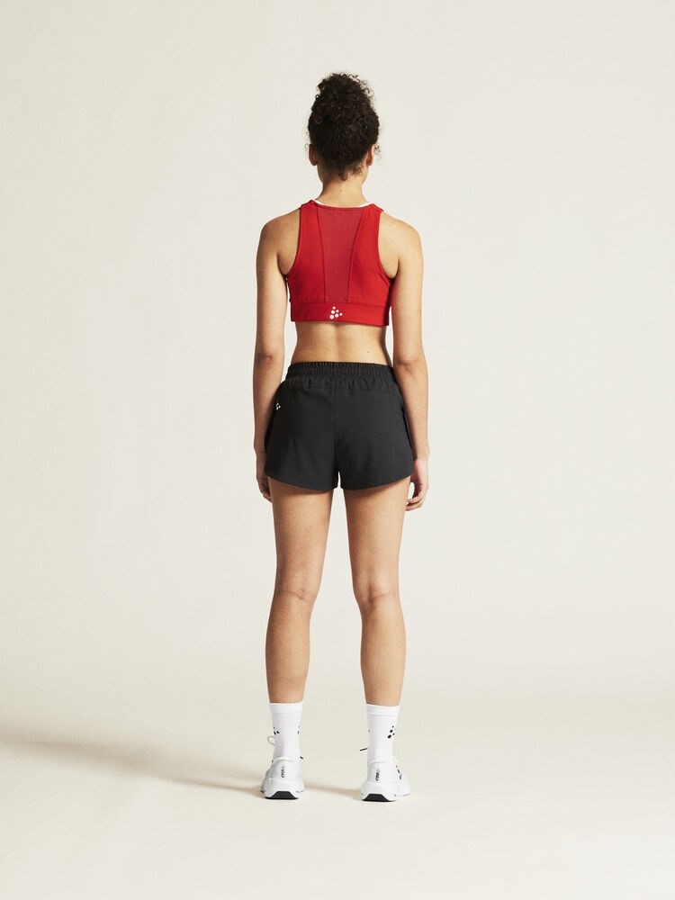 Craft - Rush 2.0 Crop Top W Bright Red XS Craft - Rush 2.0 Crop Top W Bright Red XS