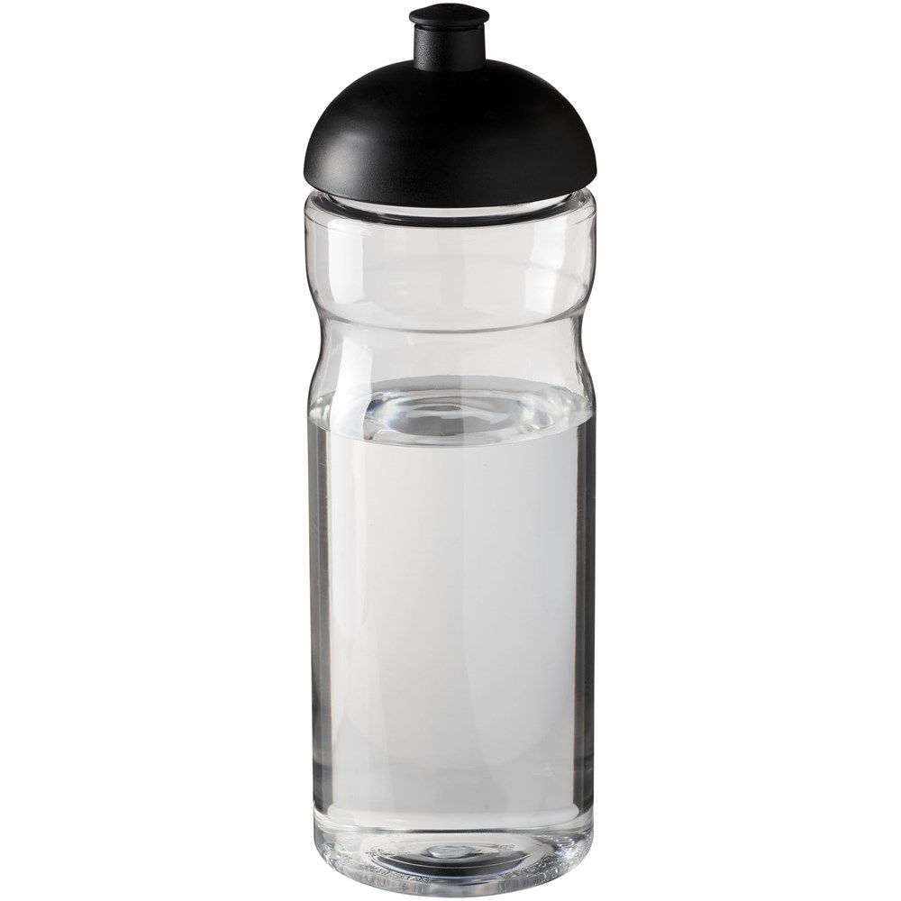 H2O Active® Base 650 ml bidon met koepeldeksel - Transparent, Zwart
