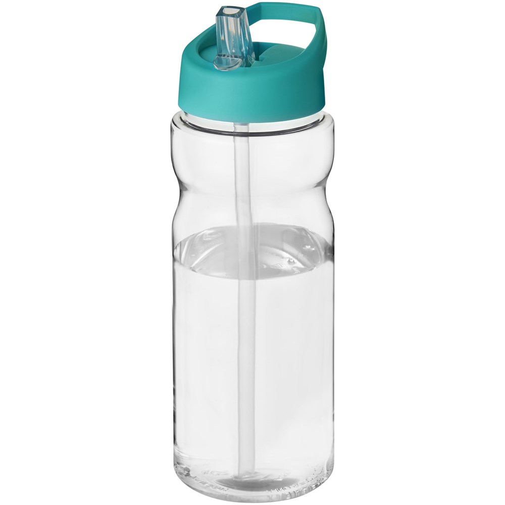 H2O Active® Base 650 ml bidon met fliptuitdeksel - Transparent, Aquablauw