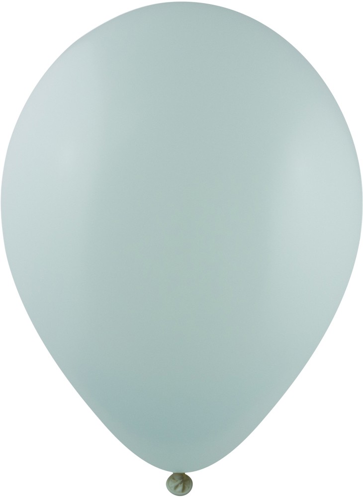 Ballonnen onbedrukt - Ø 35 cm / omvang 90-100 cm / 12 inch, Wit (1100), Pastel - Groen Macaron (1285)