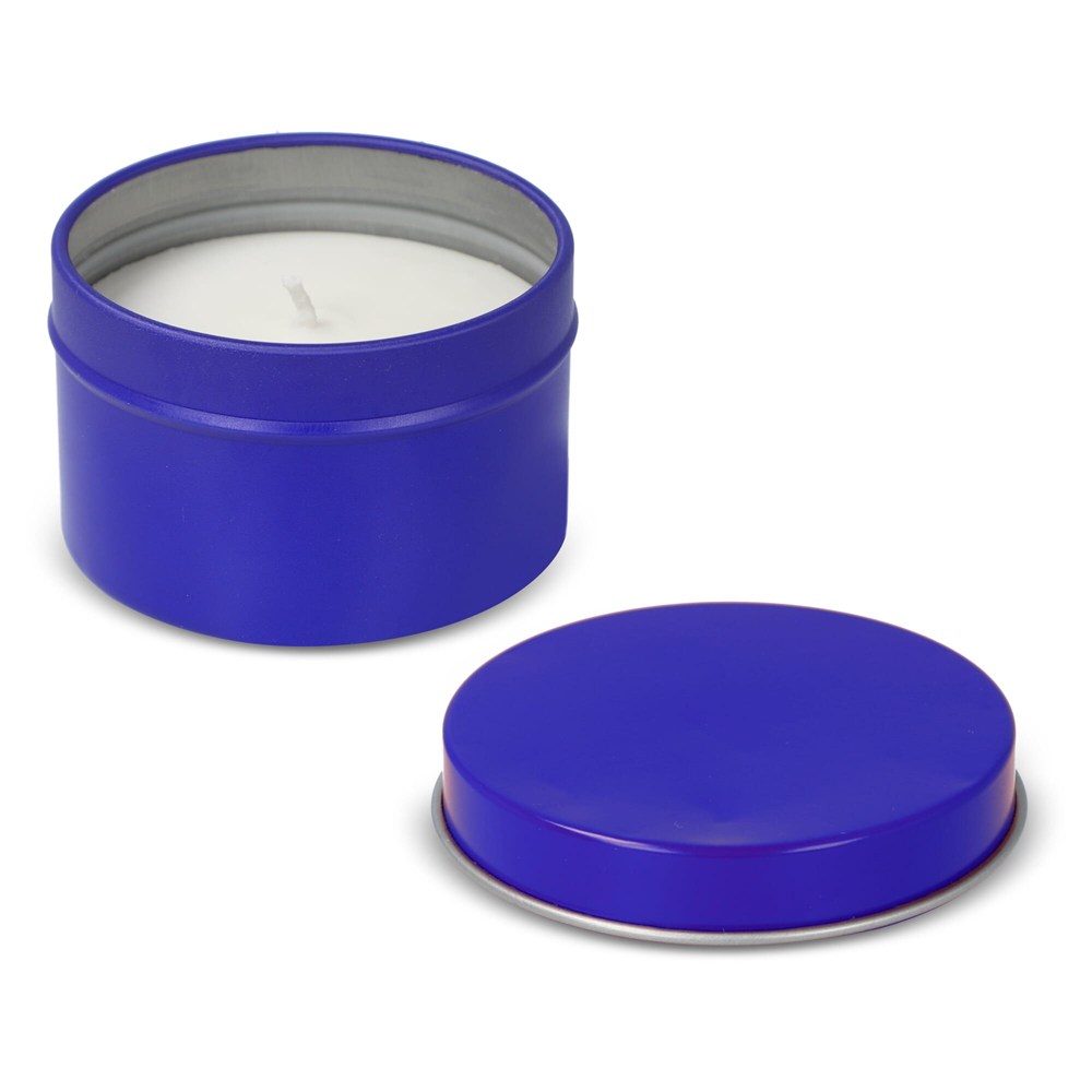 Kirtan plantaardige geurkaars in groot gerecycled blik