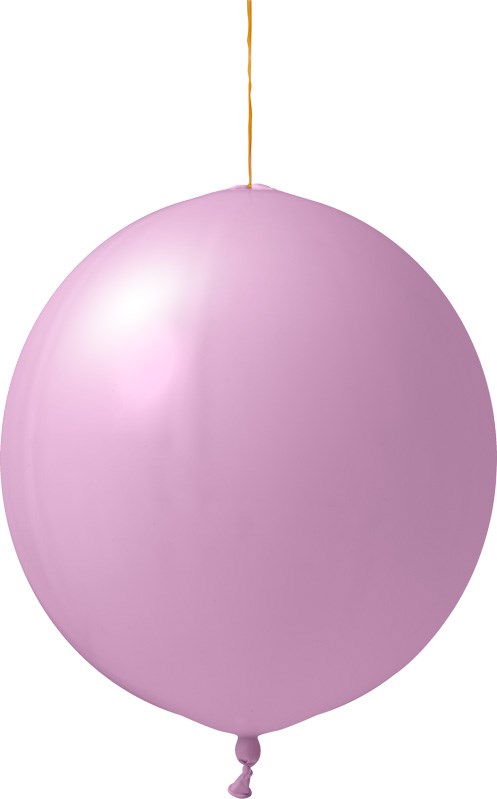 Punchballs bedrukt Qualityprint Ø 45 cm / omvang 120-130 cm / 18 inch, Licht blauw (6009), Pastel, 2 drukzijden, 2 kleuren, 120/130 cm omvang 45 cm Ø / 17 inch - Roze (6006)