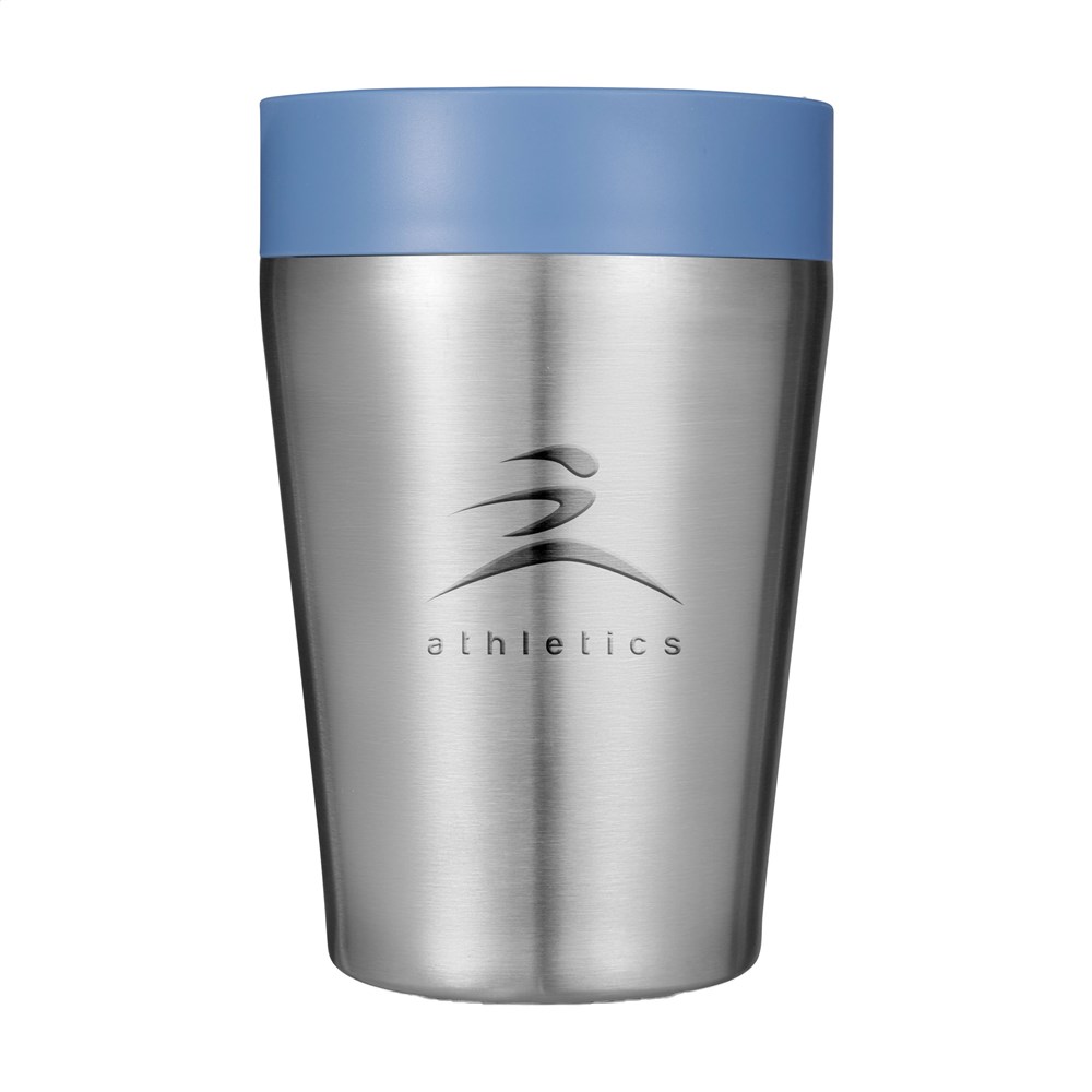 Circular&Co Recycled Stainless Steel Coffee Cup 227 ml - blauw Circular&Co Recycled Stainless Steel Coffee Cup 227 ml - blauw