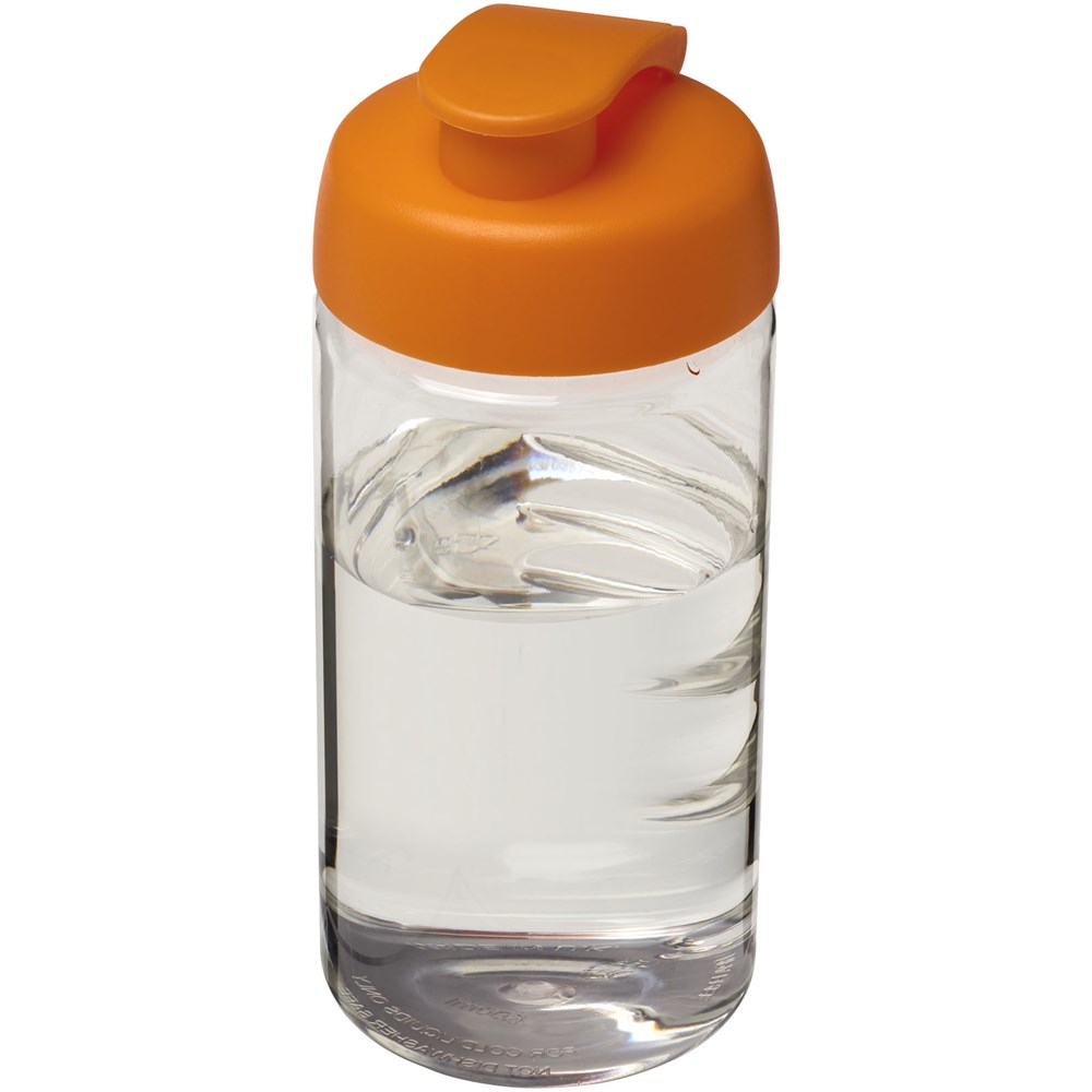 H2O Active® Bop 500 ml sportfles met flipcapdeksel - Transparent, Oranje