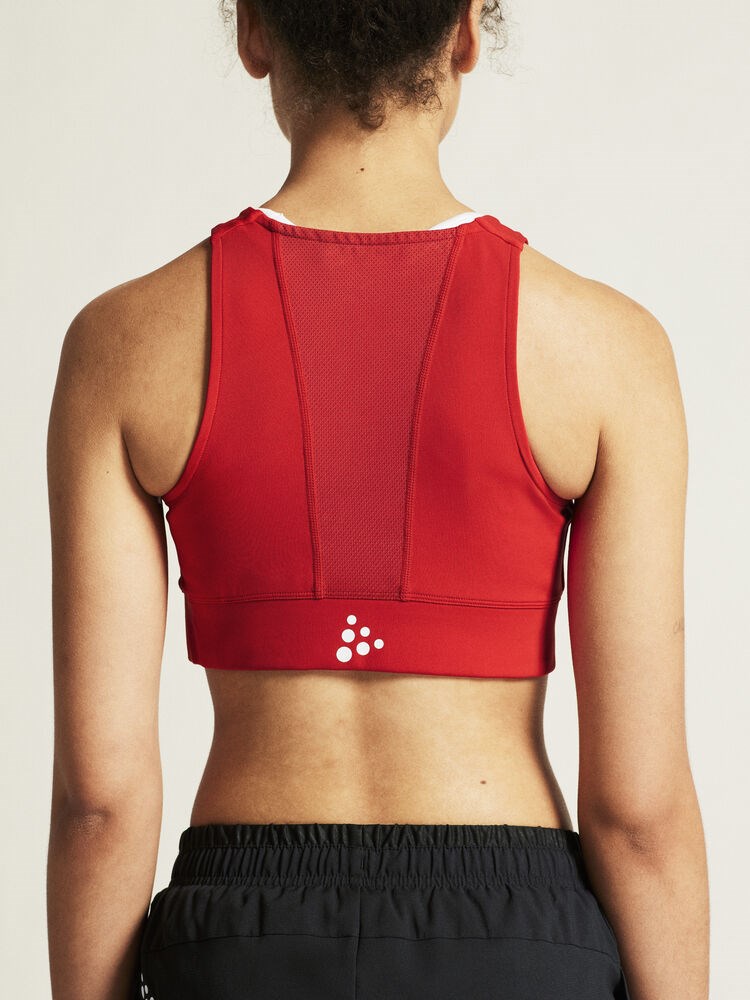 Craft - Rush 2.0 Crop Top W Bright Red XS Craft - Rush 2.0 Crop Top W Bright Red XS