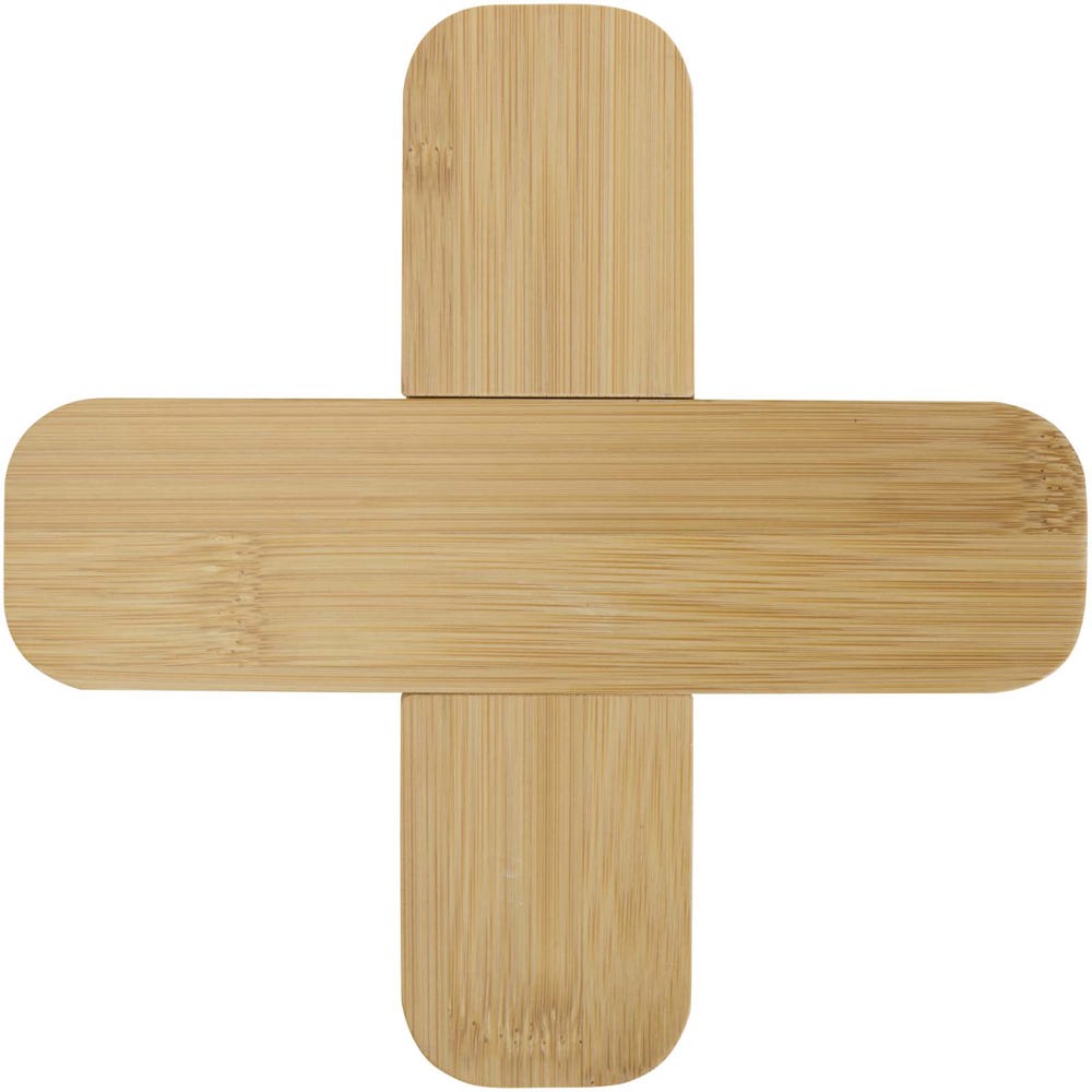 Croc bamboe onderzetter groot